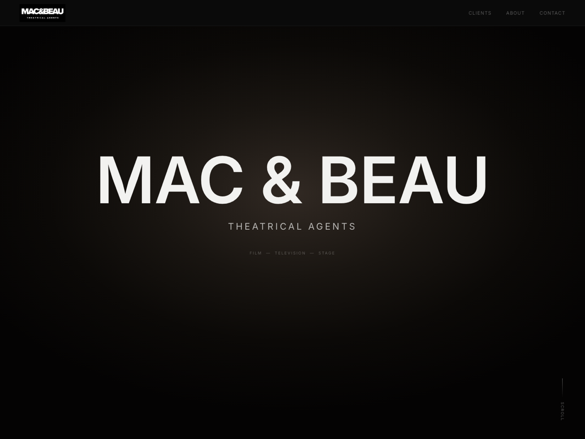 Mac & Beau website